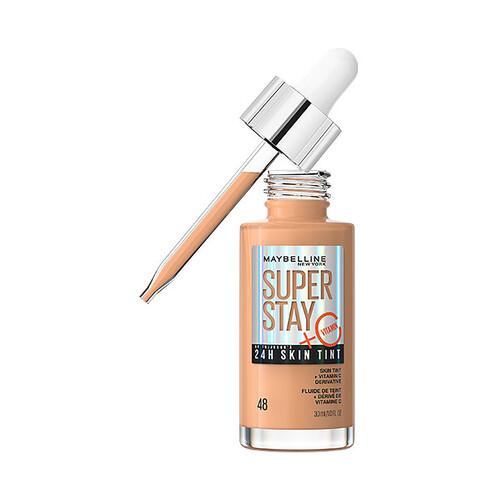 MAYBELLINE Super stay skin tint Tono 48  Base de maquillaje ligera de larga duración.