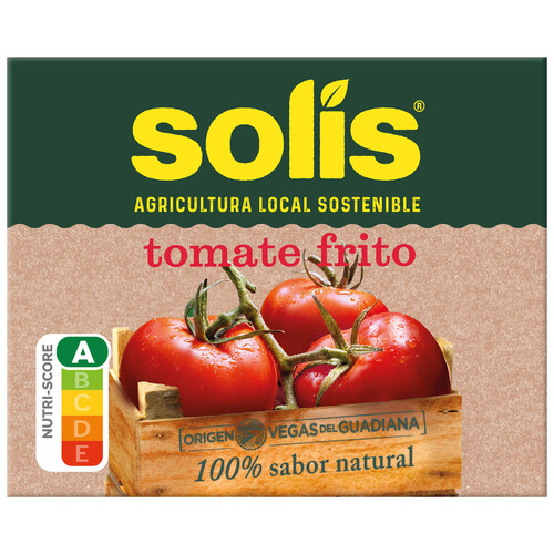 SOLÍS Tomate frito 3 uds x 200 g.