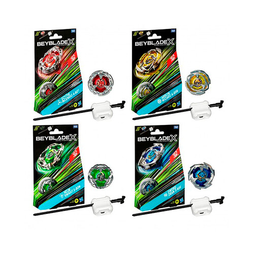 BEYBLADE X Pack inicial de peonzas con lanzador, modelos surtidos