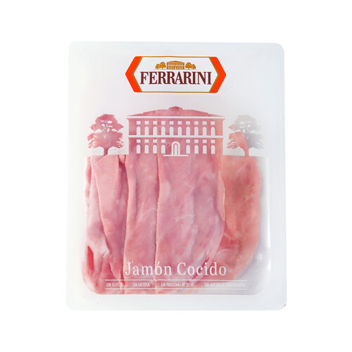 FERRARINI Jamón cocido de categoria extra, elaborado sin fosfatos FERRARINI 100 g.