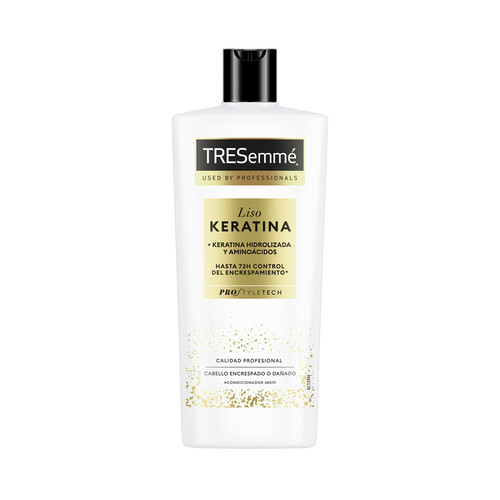 TRESEMMÉ Liso keratina Acondicionador con aceite de Marula, para cabello encrespado o dañado 685 ml.