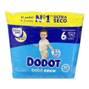 DODOT Activity Extra Pañal talla 3 para bebés de 6 a 11 kilogramos 120  unidades