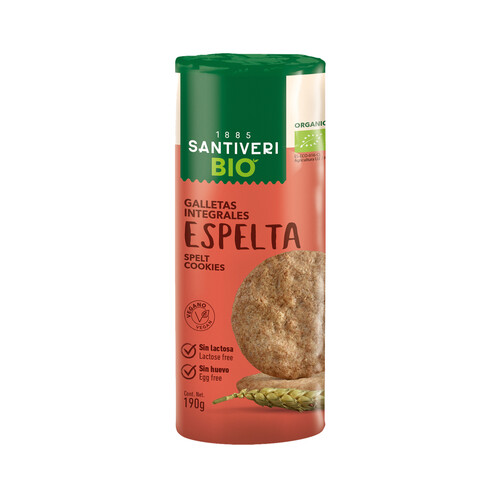 Galletas de espelta ecológicas SANTIVERI 190 g.