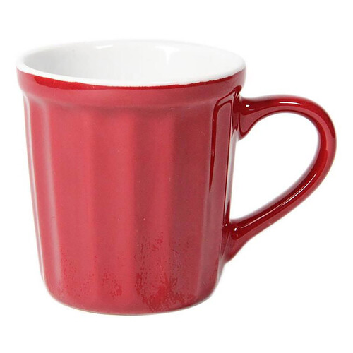 Taza café de 15cl, color rojo, ACTUEL.