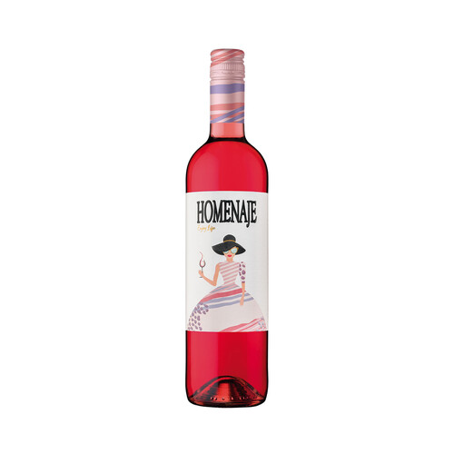 HOMENAJE Vino rosado con D.O. Navarra botella 75 cl.