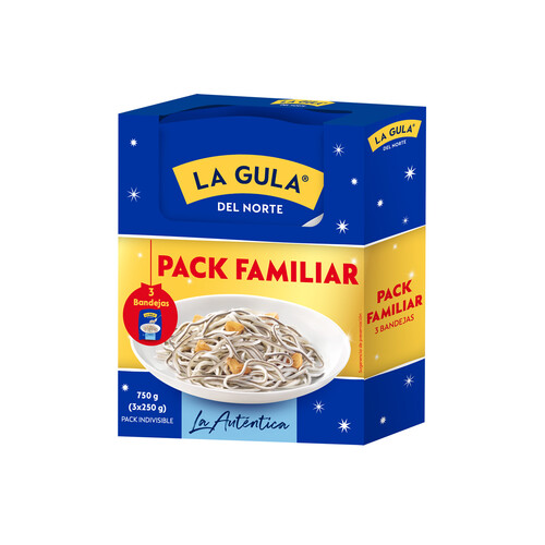 LA GULA DEL NORTE Sucedáneo de angulas LA GULA DEL NORTE 3 uds. x 250 g.