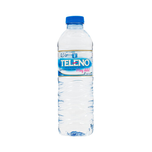 Agua mineral TELENO botella de 50 cl.