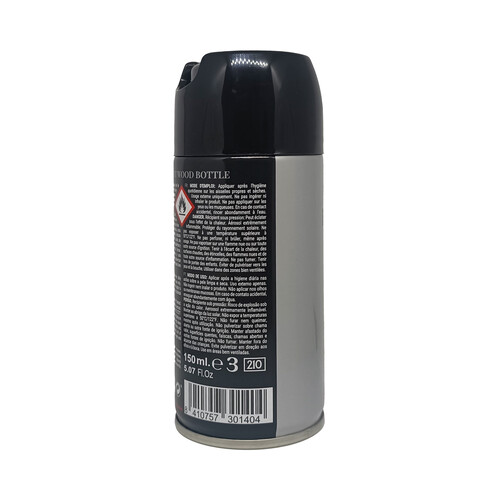 LOÉ Wood bottle Desodorante en spray para hombre con protección antitranspirante 150 ml.