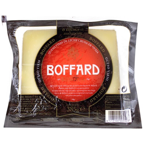 BOFFARD Queso de oveja curado BOFFARD 385 g.