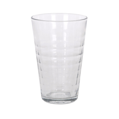 Vaso de vidrio transparente, 0,33 litros, Prisme LAV.