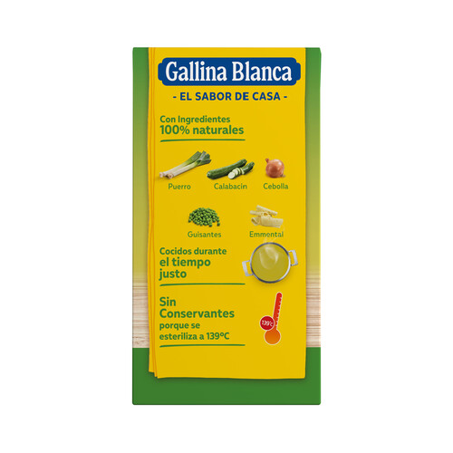 GALLINA BLANCA Crema casera de verduras 500 ml.
