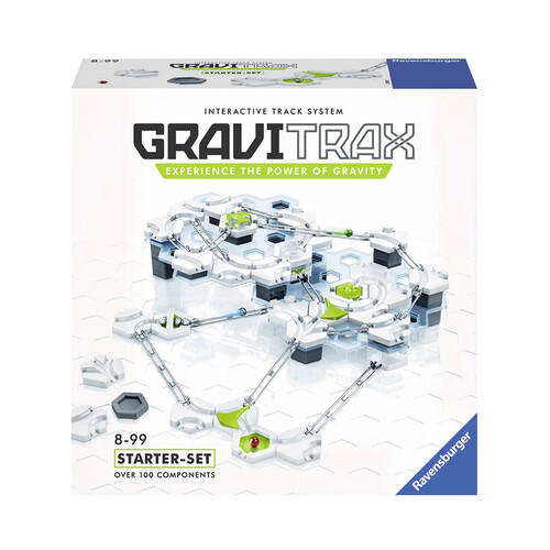 Ravensburger - GraviTrax Starter Kit, Kit de Inicio, Construye tu Propia Pista de Canicas, Juego STEM Innovador y Educativo, 8+ Años