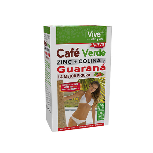 VIVE+ SALUD Y VIDA Café verde, zinc + colina VIVE + SALUD Y VIDA 21,3 g