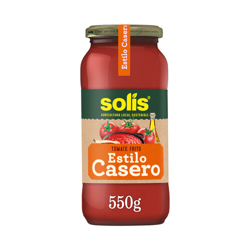 SOLÍS Tomate frito estilo casero en frasco  550 g.