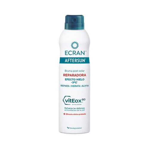 ECRAN After sun en bruma, con efecto hielo y acción reparadora 250 ml.