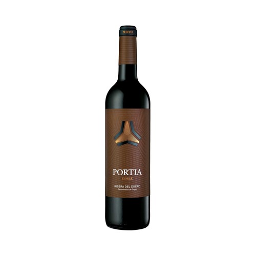 PORTIA Vino tinto roble con D.O. Ribera del Duero botella 75 cl.