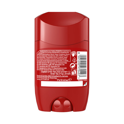 OLD SPICE Desodorante en stick para hombres con acción anti manchas OLD SPICE Captain 50 ml.