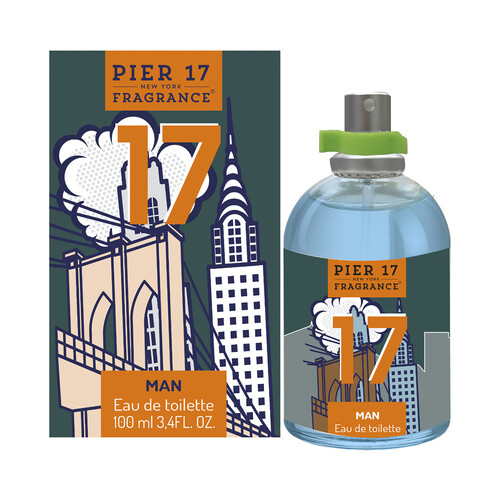 PIER 17 17 Eau de toilette para hombre con vaporizador en spray 100 ml.