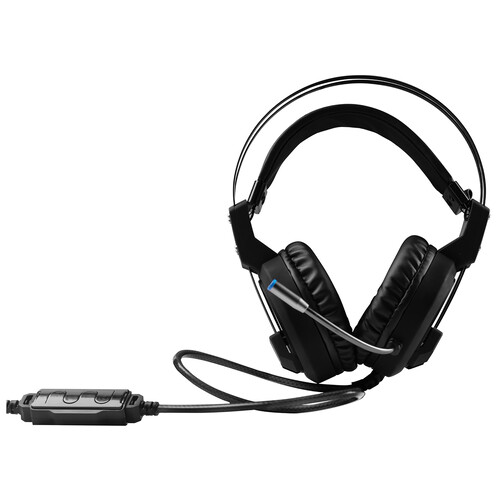 Auriculares gaming QILIVE Q.3351, micrófono, control de volumen, cable 2,1m., conexión Usb.