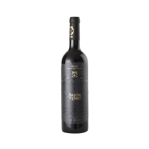 BARÓN DE EBRO  Vino tinto crianza con D.O. Rioja BARÓN DE EBRO botella de 75 cl.