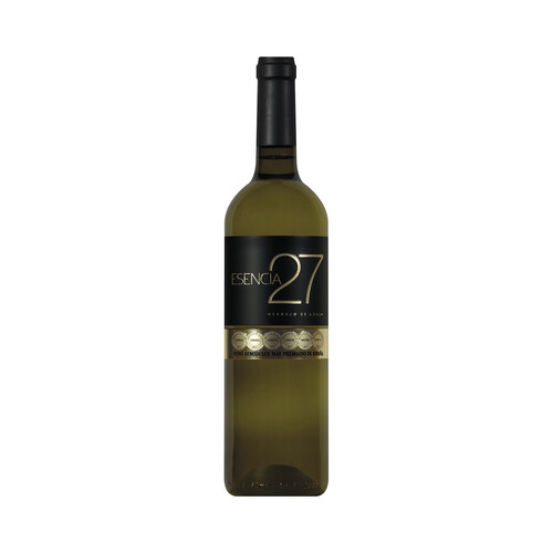 ESENCIA 27 Vino blanco semidulce de aguja natural con IGP Vino de la Tierra de Castilla y León botella 75 cl.