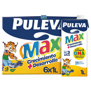 Puleva Max Cereales 6 uds x 1 L - Crecimiento y Desarrollo