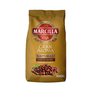 SAULA café en grano descafeinado paquete 1 Kg