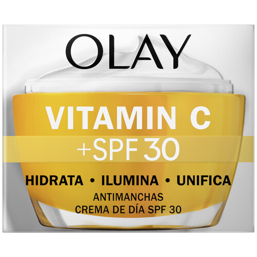 OLAY Vitamin C Crema de día con FPS 30 y acción anti manchas 50 ml.