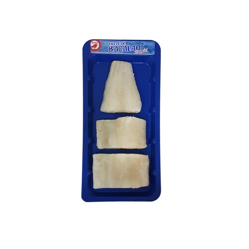 AUCHAN Filetes de bacalao ultracongelados y con piel 360 g. Producto Alcampo