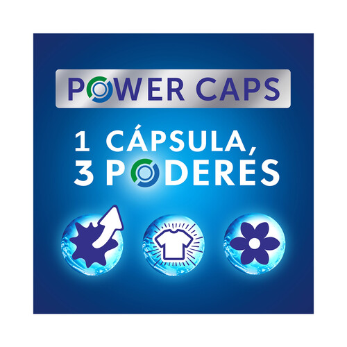 WIPP EXPRESS Power Detergente en cápsulas con olor floral para lavadora 33 lav.