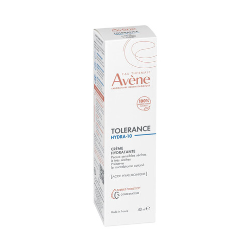 THERMALE AVÉNE Tolerance hydra-10 Crema hidratante de alta tolerancia, para pieles deshidratadas secas o muy secas 40 ml.