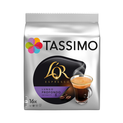 TASSIMO L'OR Café en cápsulas lungo profondo  16 uds.