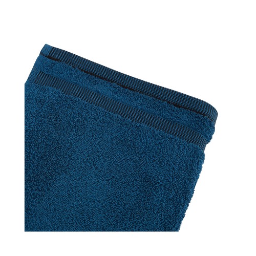 Toalla cenefa de baño 450g/m², color azul, ACTUEL.