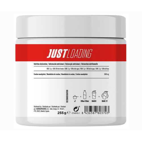 JUSTLOADING Creatina 255 g. 