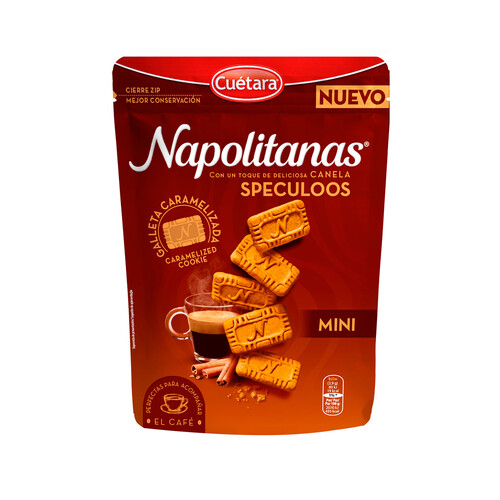 CUETARA Galletas napolitanas mini speculoos 150 g