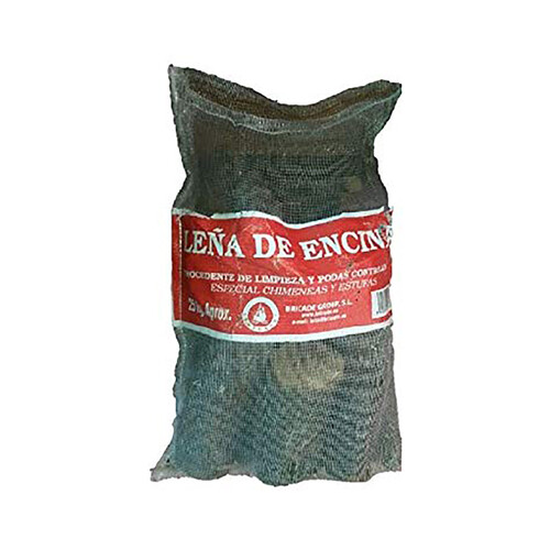 Saco de leña de encina de 10kg, GARDEN SERVICE 