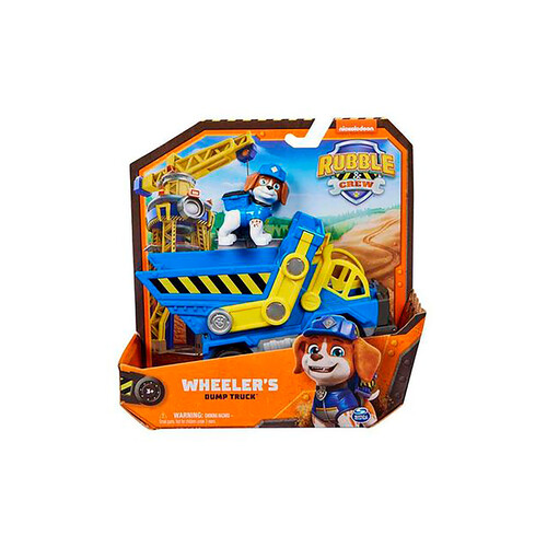 Vehículos clásicos de la PATRULLA CANINA, Paw Patrol Rubble Crew con 1 figura, modelos surtidos.