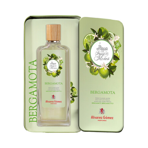 AGUA FRESCA DE FLORES Eau de toilette para mujer con vaporizador en spray, fragancia bergamota 150 ml.