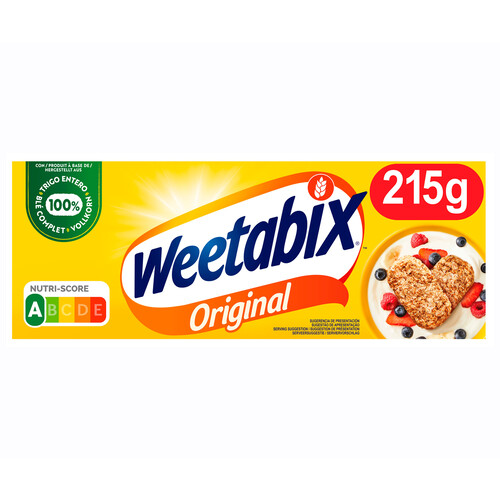 WEETABIX Cereales de fibra WEETABIX 215 g.