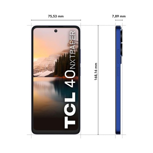 TCL 40 NXTPAPER 4G Opalescent, 256GB + 8GB Ram, Móvil 15,2cm (6,78).