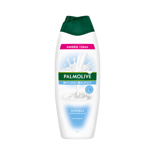 PALMOLIVE Natural balance Gel para baño o ducha con textura crema, especial pieles sensibles 600 ml.