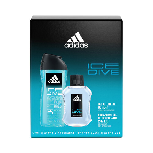 ADIDAS Ice dive Estuche regalo para hombre con colonia y gel.