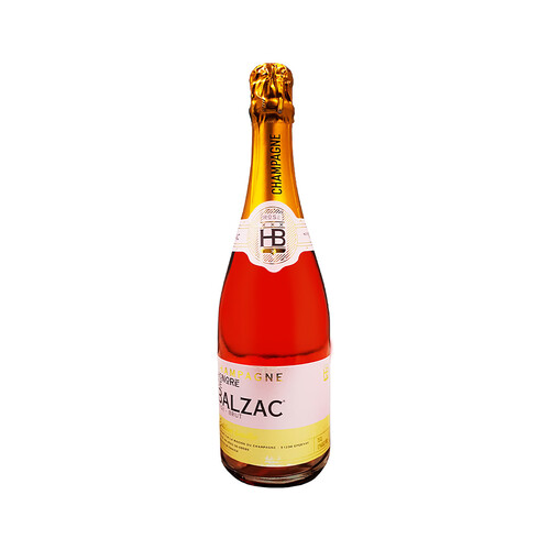 HONORE DE BALZAC Champagne brut rosado botella 75 cl.