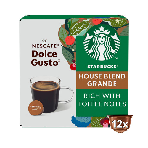 STARBUCKS Café en cápsulas House Blend GRANDE I8, 12 uds. 