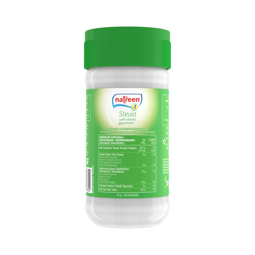 NATREEN Edulcorante granulado de Stevia 45 gr,