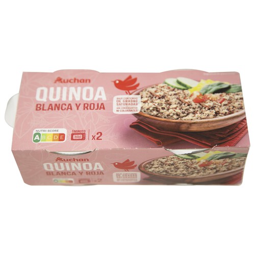 PRODUCTO ALCAMPO Quinoa blanca y roja cocida 2 x 125 g.