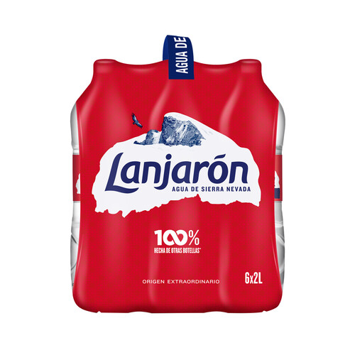 LANJARÓN Agua mineral pack de 6 uds. x 2 l.