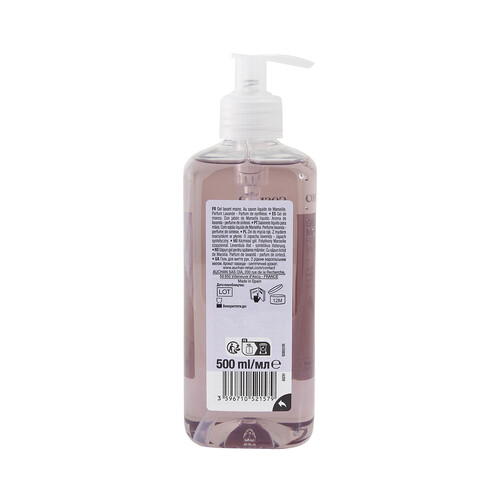 COSMIA Jabón (gel) líquido de manos con jabón de Marsella y aroma a lavanda 500 ml.