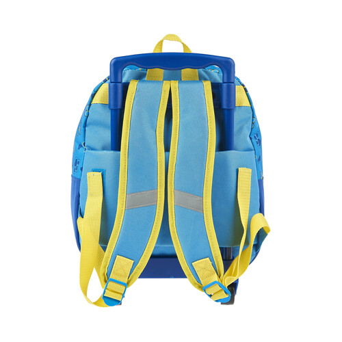 Mochila 3D con ruedas trolley, PAW PATROL, color azul, ALCAMPO.