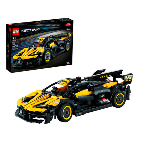 LEGO Technic coche de carreras Bugatti, +9 años, 905 piezas.